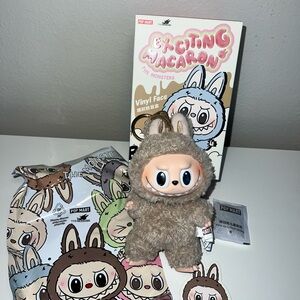 Pop Mart Labubu Exciting Macaron Vinyl Face plush Toffee